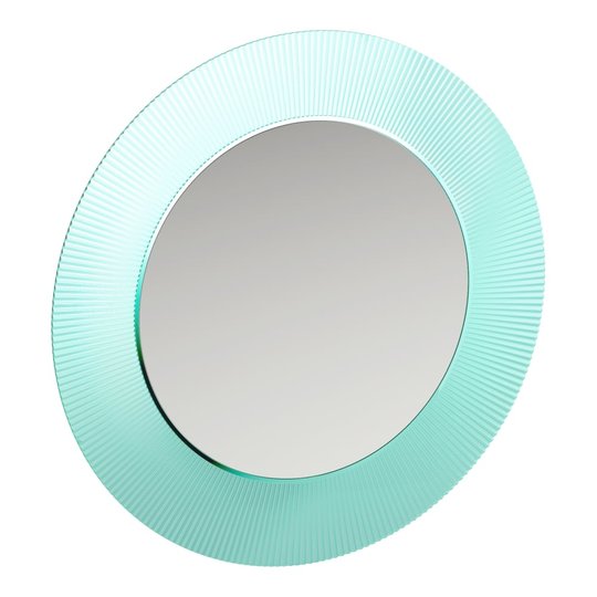Дзеркало з LED підсвічуванням кругле 78 см, Laufen Kartell, смарагдовий (H3863330920001) Laufen Дзеркала